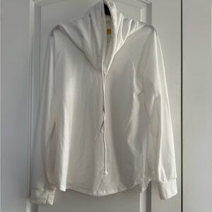 NWOT White Mock Neck Long Sleeve Top